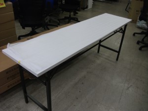 新品　折り畳み会議テーブル　120幅