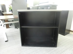 【井上金庫】木製天板付き2段オープン書庫（SY-57）