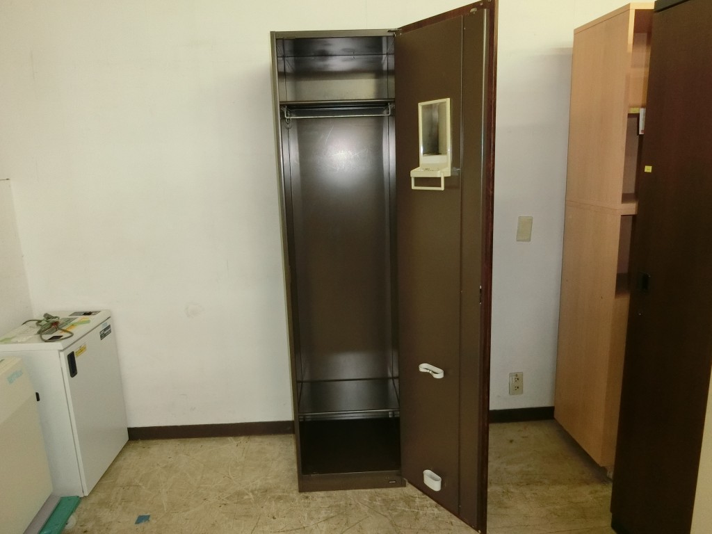 【内田洋行】1人用ロッカー木目調　（LO-54）